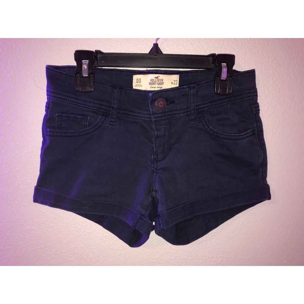 Navy Blue Hollister Short Shorts